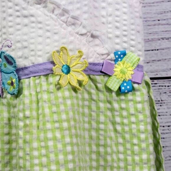 Youngland Seersucker Dress Size 4T - Picture 4 of 10